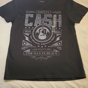 Johnny Cash New With Tags The Man In Black Tshirt With Graphics Size Medium